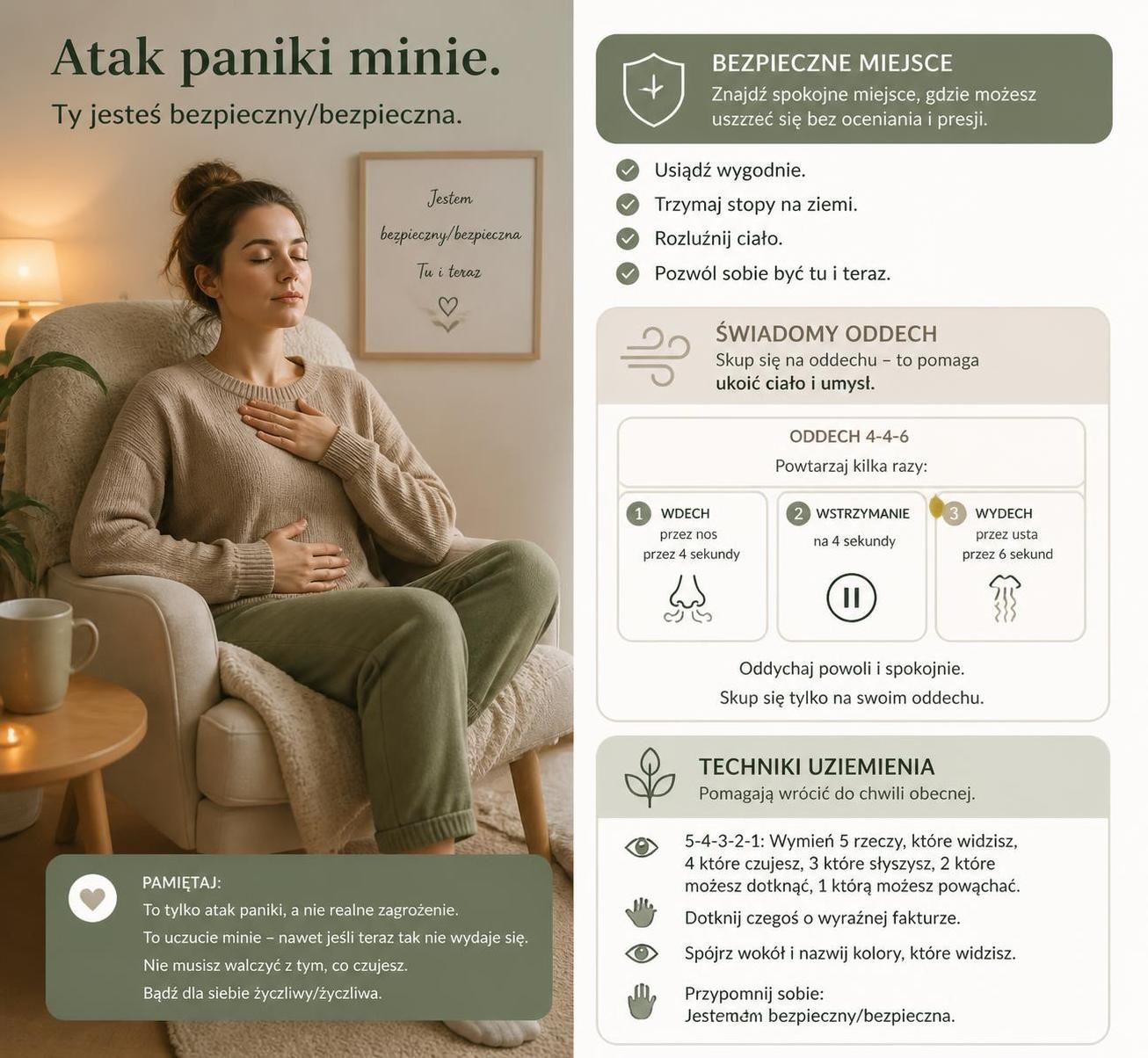 atak paniki - poznaj skuteczne metody na szybkie uspokojenie się i odzyskanie kontroli nad sobą. dowiedz się, co robić, by pokonać lęk i stres.