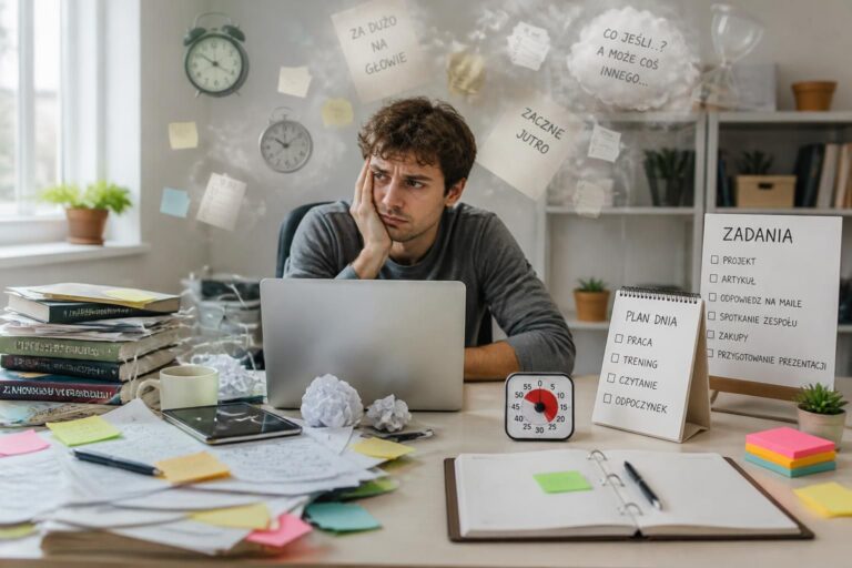dowiedz się, jak adhd wpływa na prokrastynację i odkryj skuteczne strategie radzenia sobie z odkładaniem zadań na później.