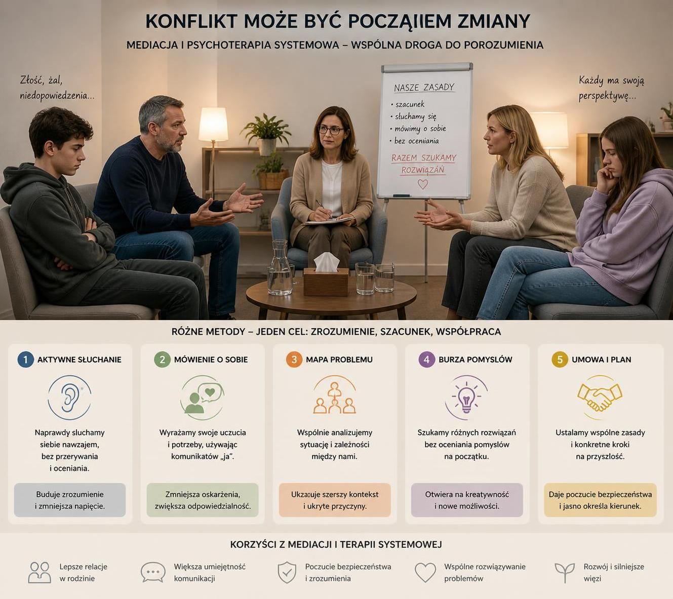 dowiedz się, jak psychoterapia systemowa może wzmocnić więzi rodzinne, poprawić komunikację i rozwiązać konflikty, przynosząc harmonię do twojego domu.
