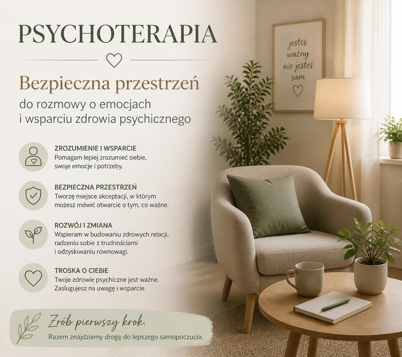 psychoterapia - czym jest i jak może wspierać cię w codziennym życiu. dowiedz się, jak terapia pomaga radzić sobie ze stresem, emocjami i poprawiać samopoczucie.