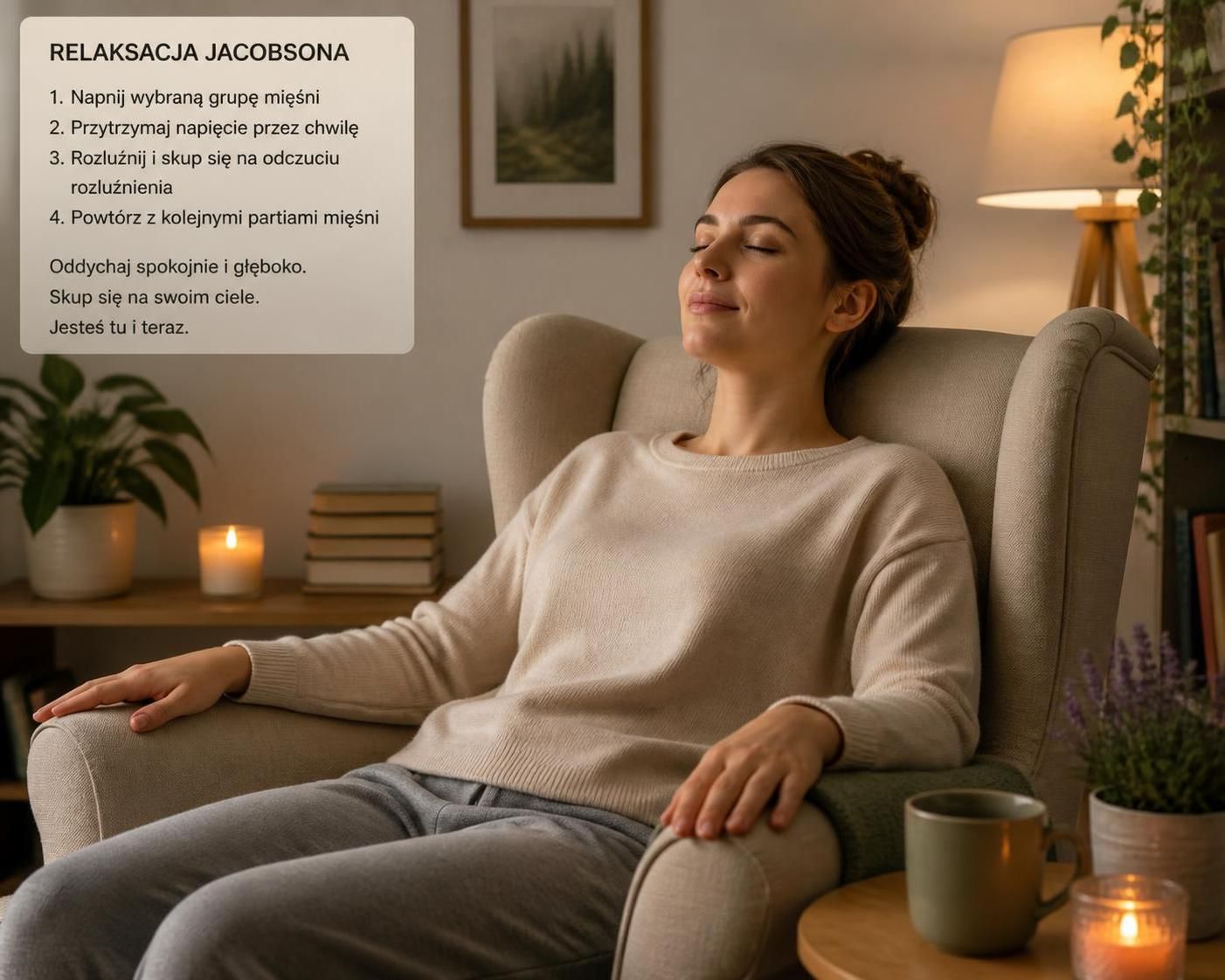 relaksacja jacobsona: skuteczne techniki redukcji stresu i napięcia mięśniowego, które poprawią twoje samopoczucie i zdrowie. dowiedz się, jak zacząć już dziś!
